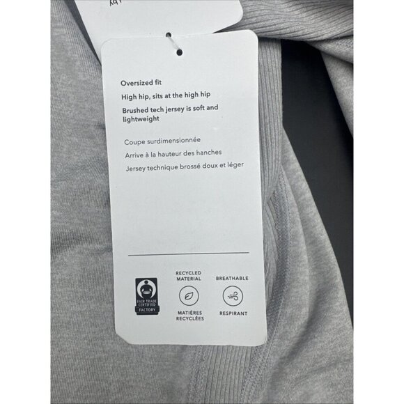 Athleta Women’s Athletic L/S Gray Uptempo Top Shirt Tee Thumbholes Sz 1X. NEW - Picture 8 of 12